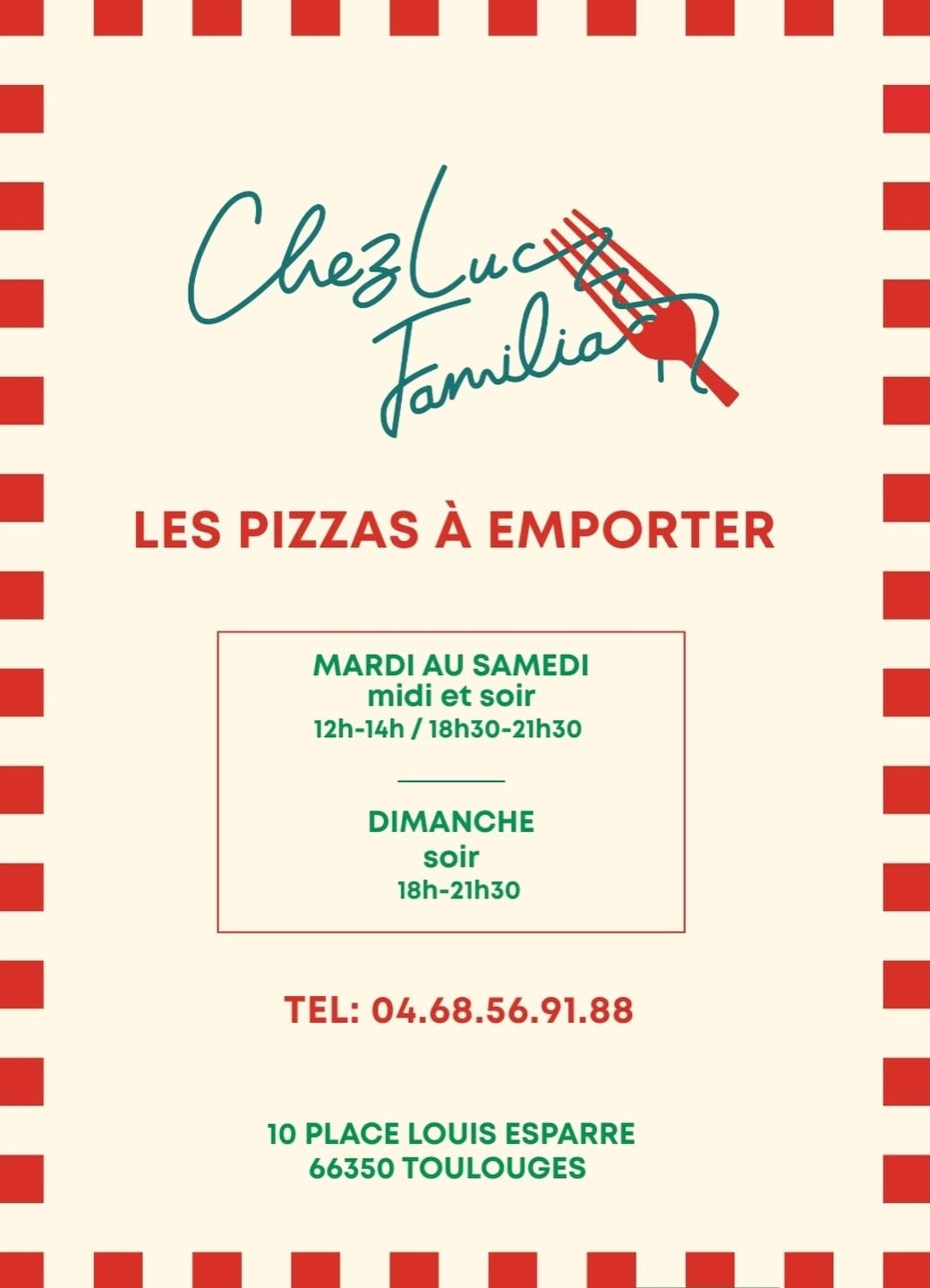 Notre carte à emporter - 1